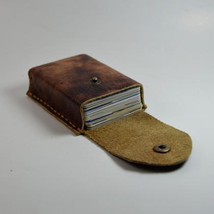 Leather Card Holder, Case, Wallet -..