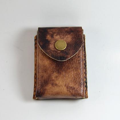 Leather Card Holder, Case, Wallet -..