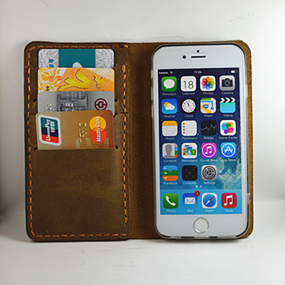 inhoudsopgave rechtop Wierook Genuine Leather IPhone 6/5/4 Wallet Case - Samsung S3 /s4/s5 Wallet Case-  Samsung Note Wallet-Mens W on Luulla
